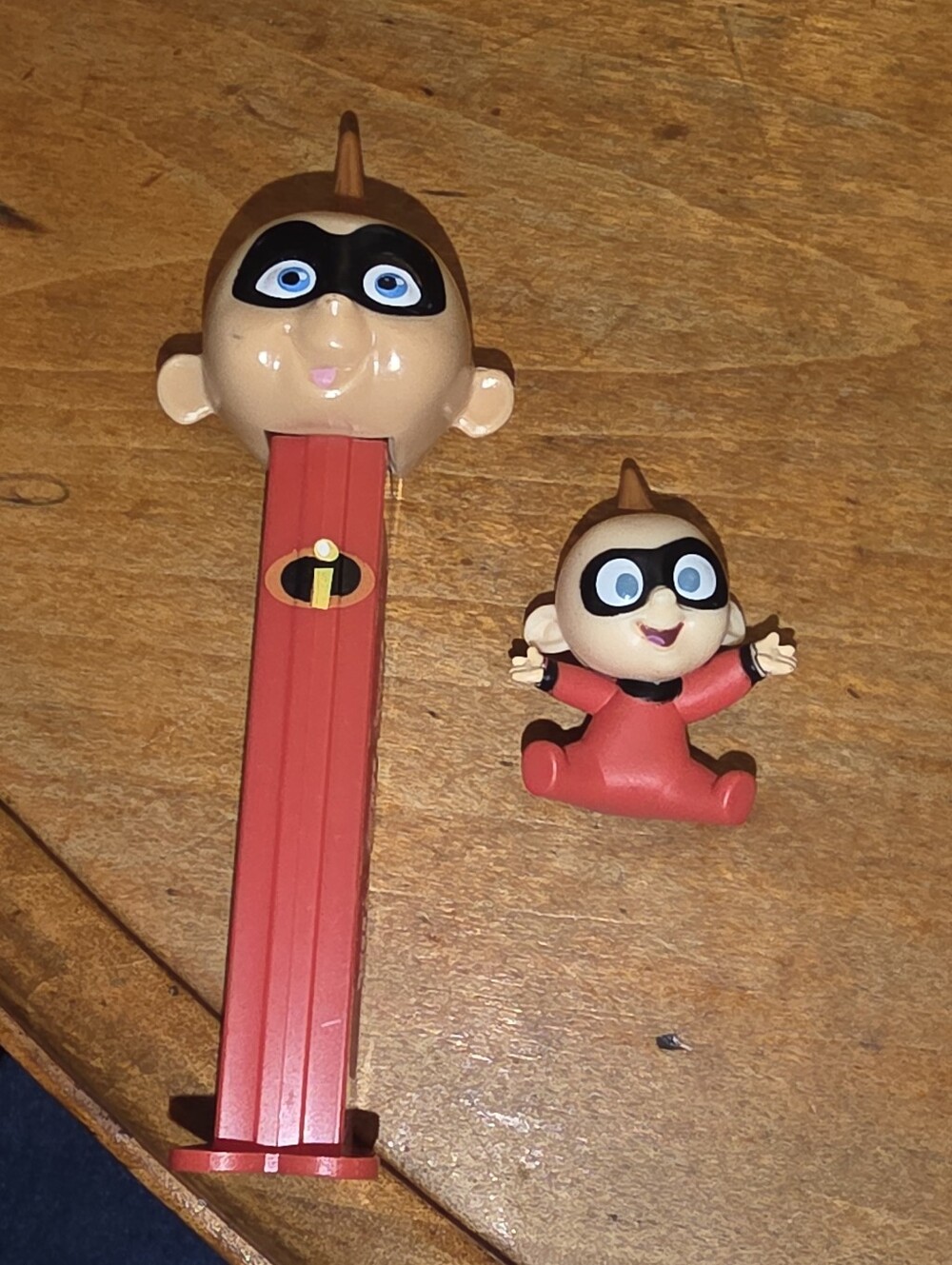 Pez Dispenser The Incredibles Baby Jack Jack Retired Disney Pixar + Pvc Toy